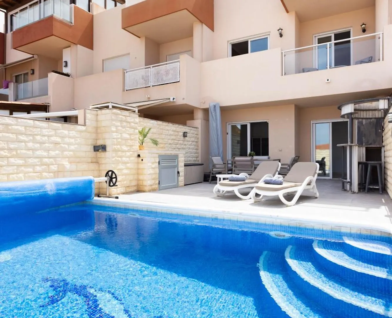 פוארטו דה סנטיאגו Chalet Adosado Con Piscina Privada, Terrazas - 2 Dormitorios Y Aire Acondicionado - Casa Peters