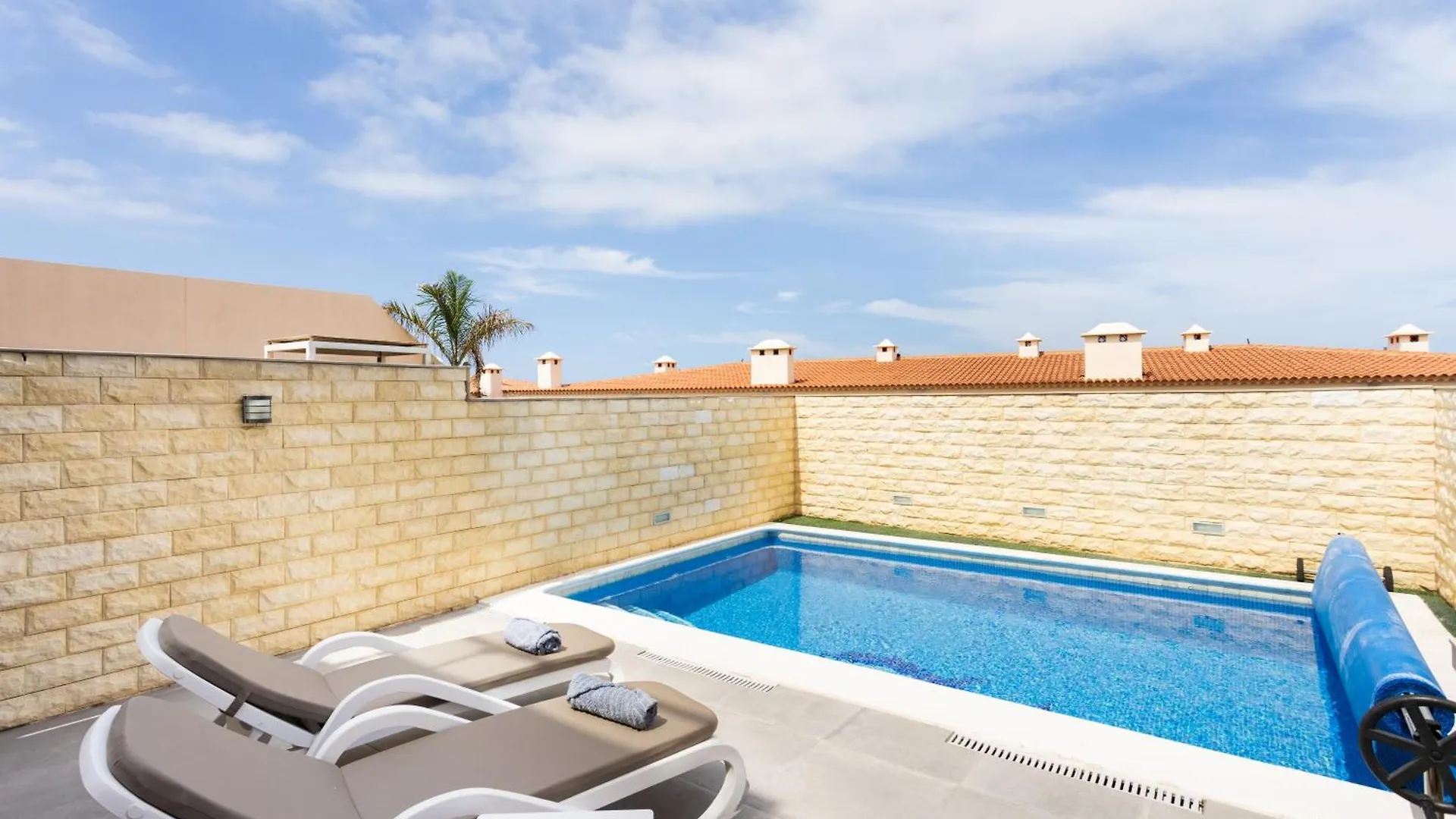 פוארטו דה סנטיאגו Chalet Adosado Con Piscina Privada, Terrazas - 2 Dormitorios Y Aire Acondicionado - Casa Peters בית נופש